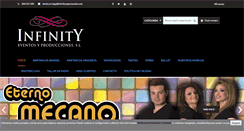 Desktop Screenshot of infinityespectaculos.com